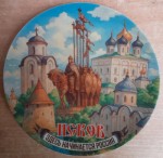 Тарелка настенная 12,5см  Псков