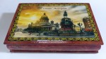 Шкатулка деревянная 16х11см СПБ Исаакиевский Собор