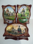 Шкатулка деревянная Руслан фигурный 18х13-СПБ-Исаакий